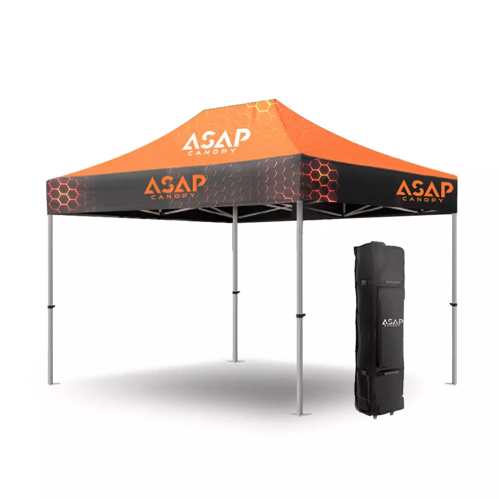10×15 Canopy Tent With Logo Print