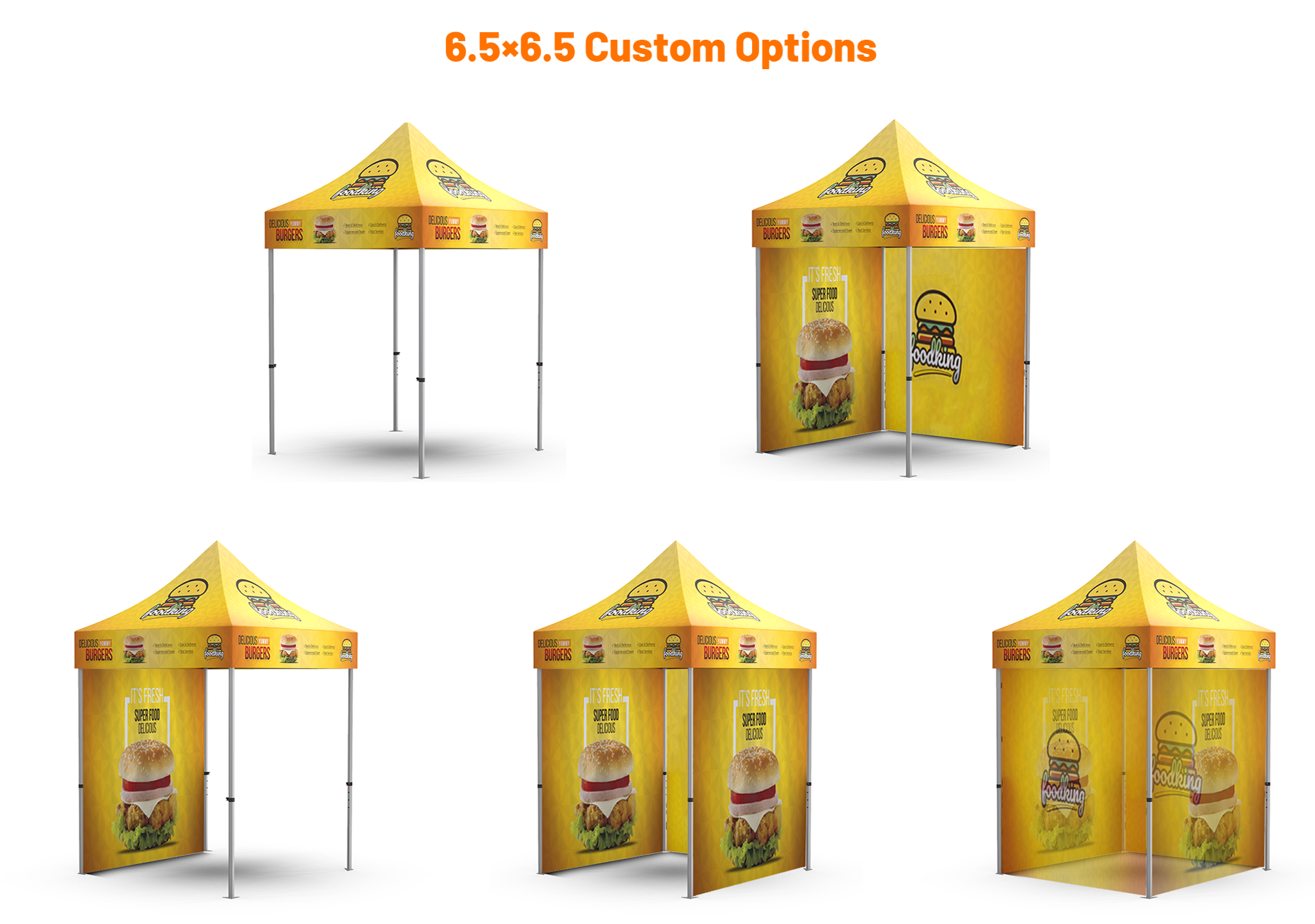 6.5X6.5 Dye Sublimated Print Canopy,6.5*6.5 Pop Up Canopy Tent