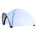 Inflatable Dome Shelter with Solar Power