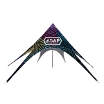 52ft Single Pole Star Canopy