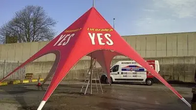 20ft Single Pole Star Tent | Star Tents