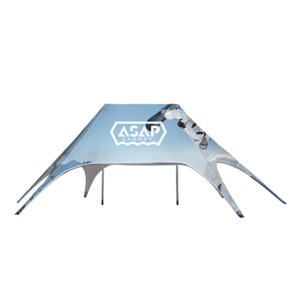 TwoPole Sunshade Canopy Kits in America 54x34Double Pole Star Shade Range | Star Tent | ASAP CANOPY