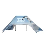 Double-Pole Event Sunshade