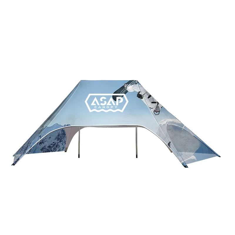 Double-Pole Event Sunshade