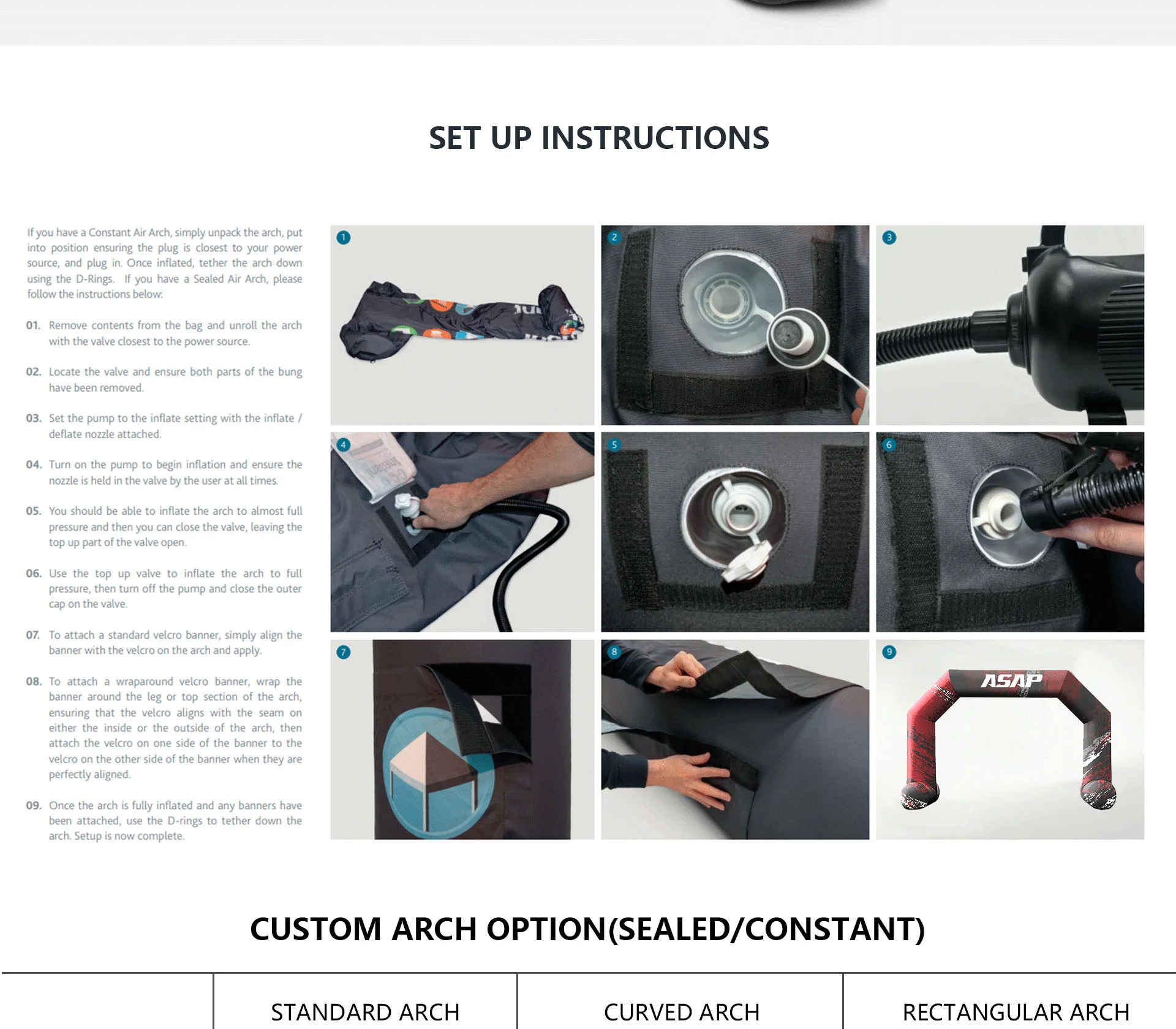 How to Inflate an Arch Detail