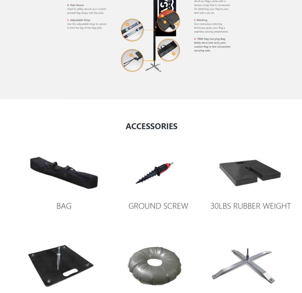 Rectangle Flags - Personalized Banners Printing