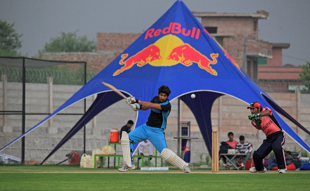 Red Bull Campus Cricket Brand Promotion with Star Tents