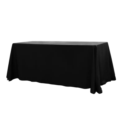 Blank Table Throws - Blank Trade Show Table Covers