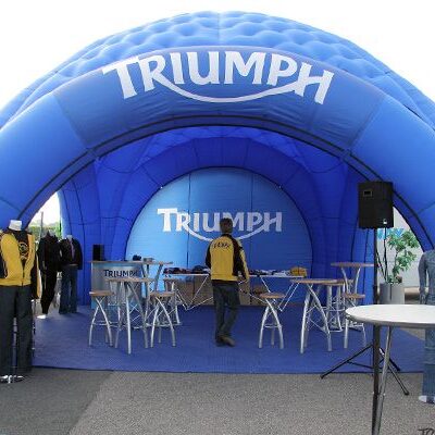 inflatable triumph tent publiair