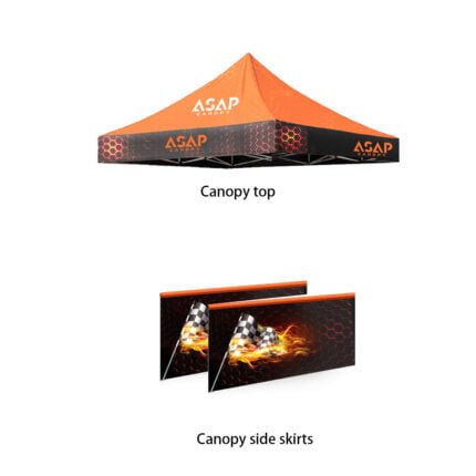 A 10x10 promotion canopy package Custom Canopy Tent 10x10 Online | Free Design Service
