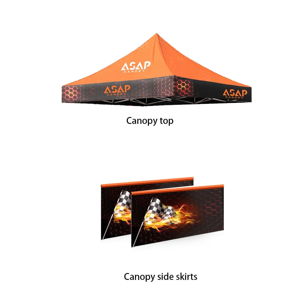 A 10x10 promotion canopy package.