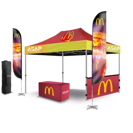 10x15 Sports Canopy With Logo