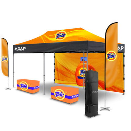 Logo Pop Up Canopy | 10x20 Ft Folding Canopy Tent