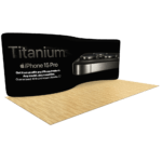 ASAP 237ft Backlit Serpentine Trade Show Booth Display