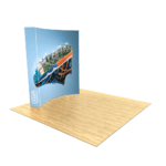 ASAP 89FT Curved Backlit Pop Up Displays