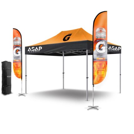 Custom Made Tents：10x15ft pop up tent advertising