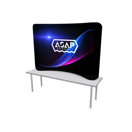 trade show pop up displaybest trade show displaystrade show rental displays ASAP 8ft Tabletop Display Lightweight Portable
