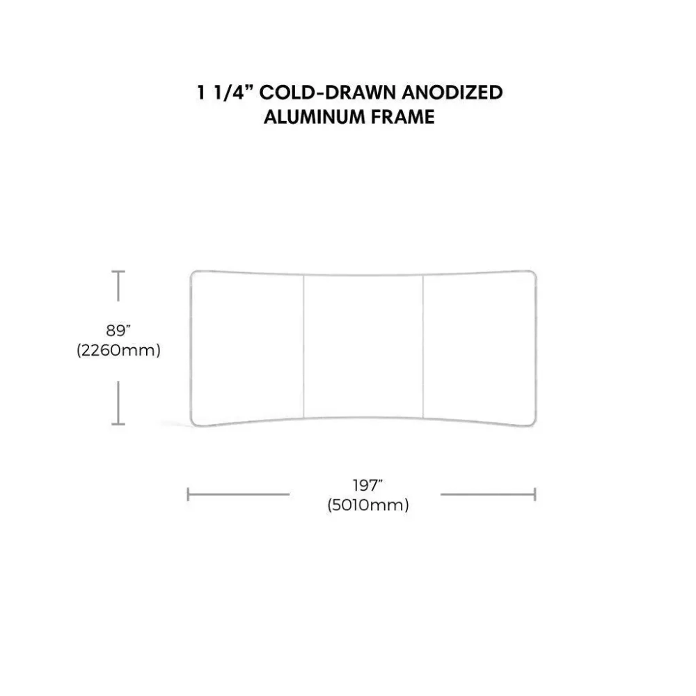 Asap 20Ft Curved Frame For Show Booth Display 1