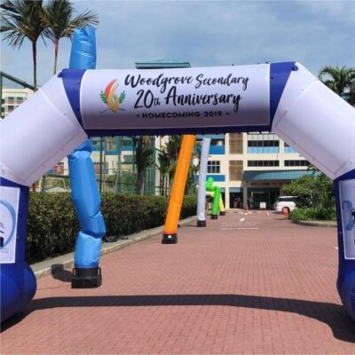 holiday inflatable arch