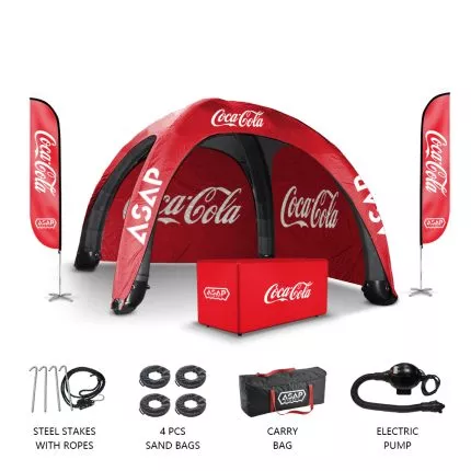 Custom 10x10 Inflatable Tent With Company Logo