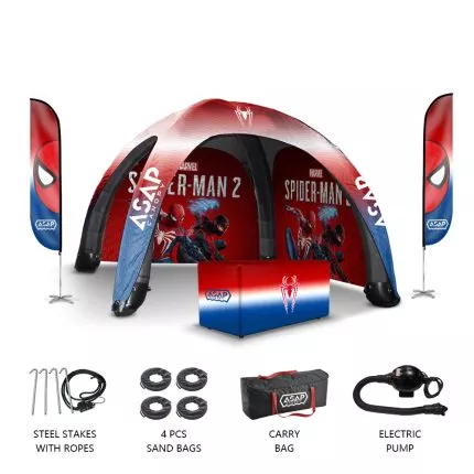 16x16 Inflatable Air Tent With Logo Print