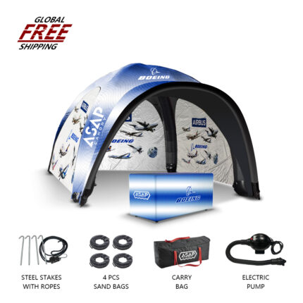 Modern and attention-grabbing Spider Tent for Trade Show, a dynamic display solution.