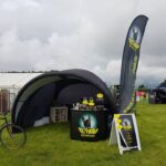 inflatable misting tent