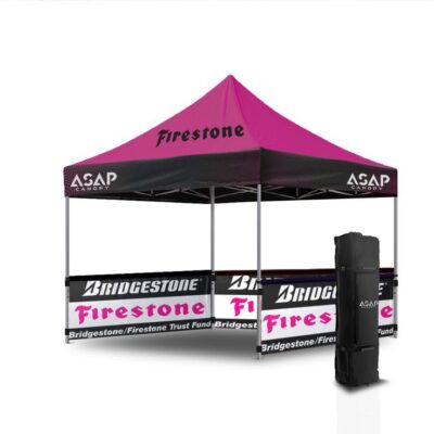 10×10 custom pop up canopy tent with your logo graphics *