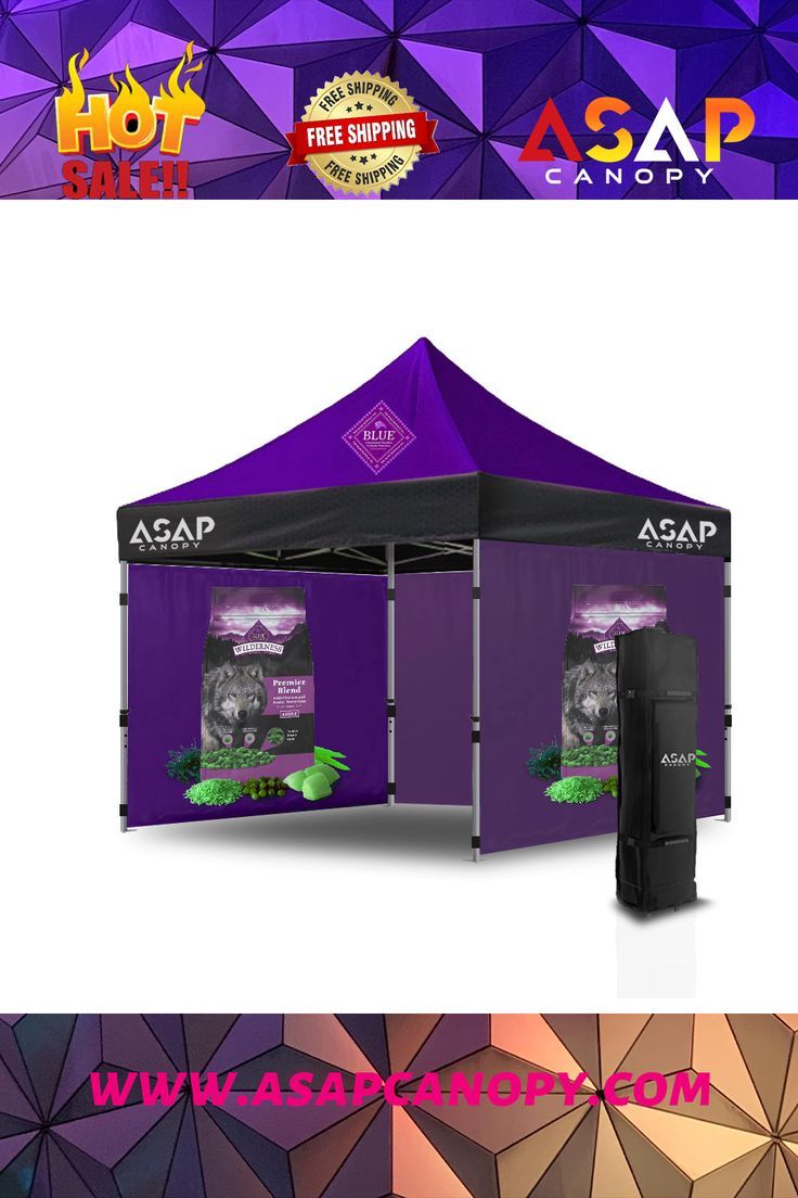 10×10 Custom Printed Event Shelter Tents