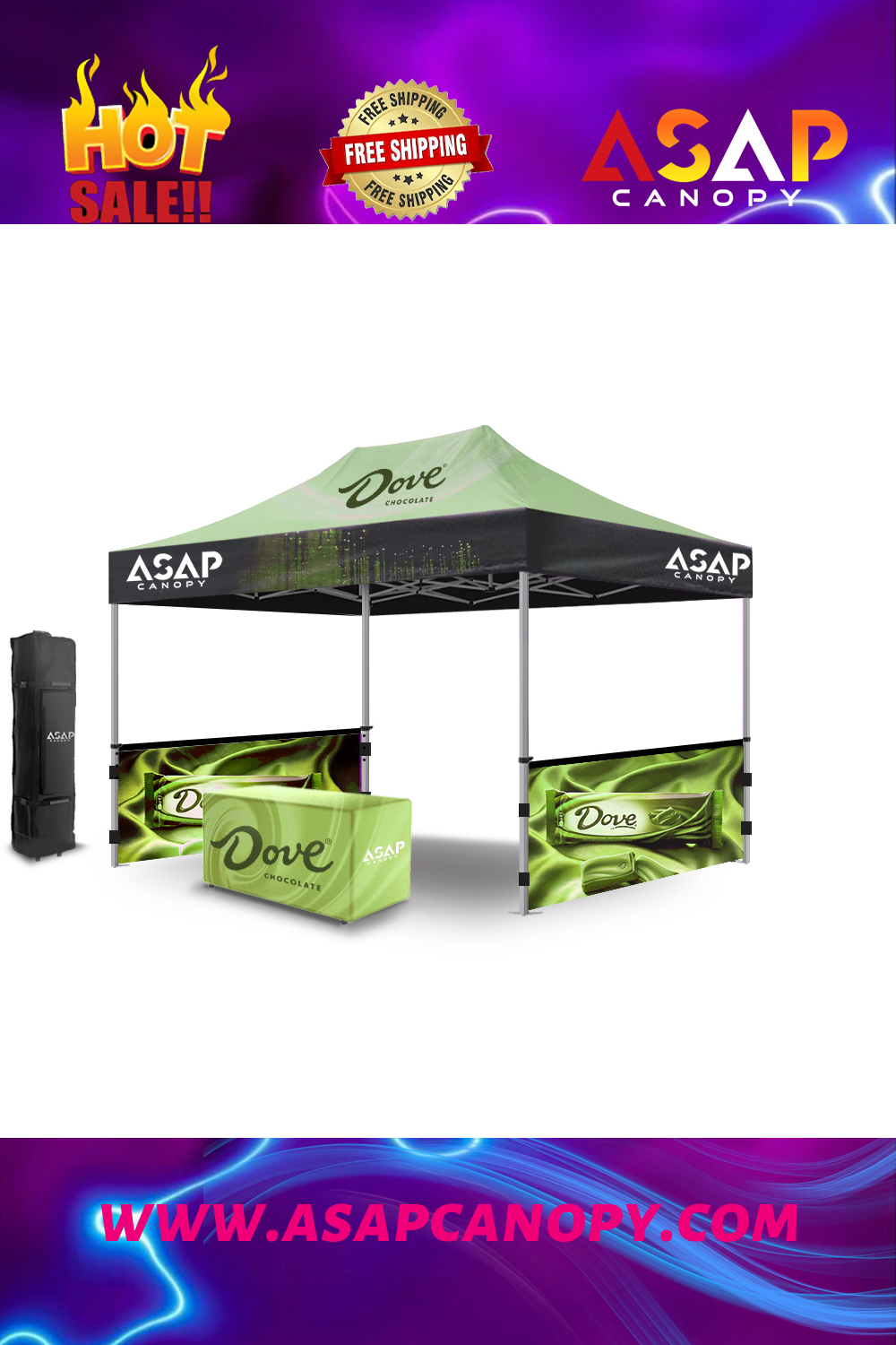 Personalized Tents：10x15ft Pop Up Display Tent