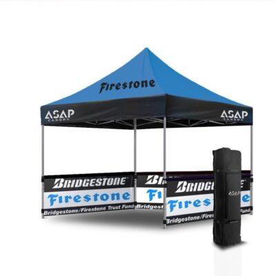 10×10 Custom Pop Up Canopy Tent With Your Logo Graphics