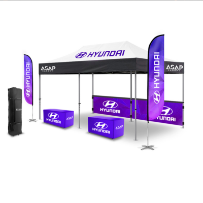 Custom Made Canopy：10x20ft Pop Up Canopy UV Coated