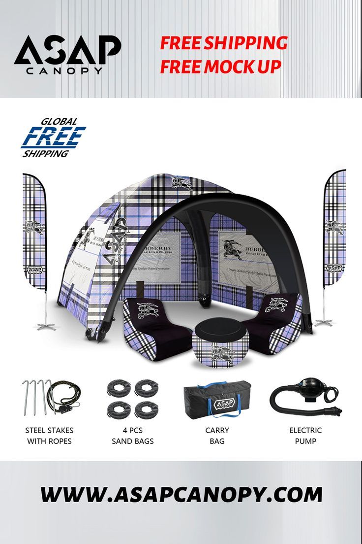Inflatable Tent:26x26ft Inflatable Tent Full Bleed