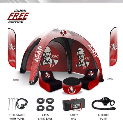 How Big Can The Largest Inflatable Tent Be