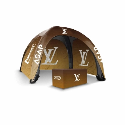 3 pcs Canopy Wall + Table Cover + 10×10 Inflatable Event Tent With logo
