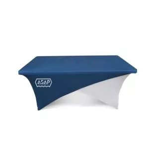 Cross-Over Stretch-Fit Table Cover | Personalized Printing