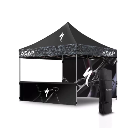 Heavy Duty 10X10 Canopy With 1Pc Back Wall + 1Pc10′ X 3′ Canopy Skirts