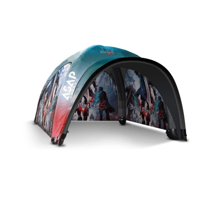 3 pcs Canopy Wall + 23x23ft Printed Inflatable Canopy With Awning