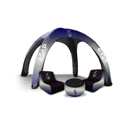 2 Air Chair & 1 Table + 26x26ft Inflatable Tent For Event