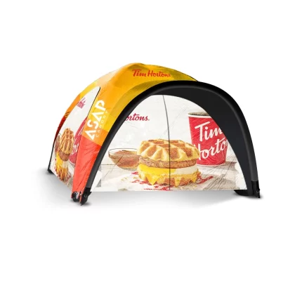 4 pcs Canopy Wall + 26x26ft Inflatable Tent With Awning