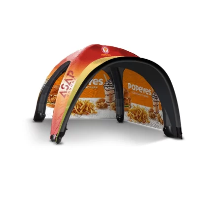 2 pcs Canopy Wall + 26x26ft Full-Color Inflatable Tent With Awning