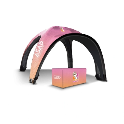 Table Cover + 26x26ft Inflatable Canopy With Awning