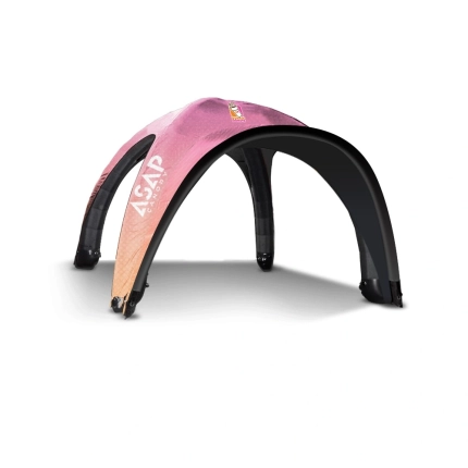 26x26ft Inflatable Tent Custom-Printed With Awning