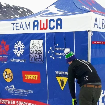 Cross Country Team Tents