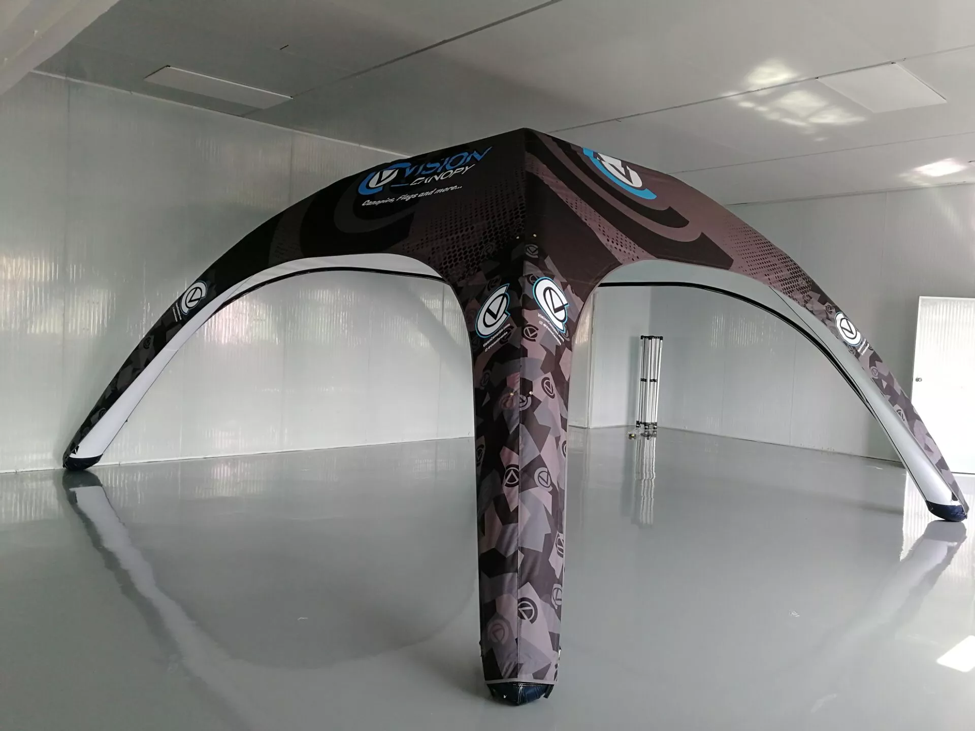 Inflatable Canopy Is A Frame Blow Up Tent