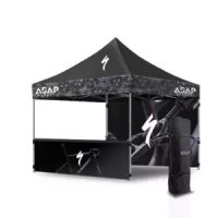 10X10 Business Tents With Logo + 1 Skirts &Amp; Back Wall