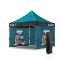 10X10 Business Tents With Logo + 3 Sidewalls