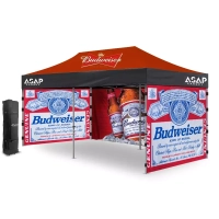 10X20 Business Tents With Logo + 3 Sidewalls