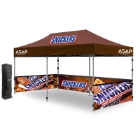 10X20 Business Tents With Logo + 3 Skirts