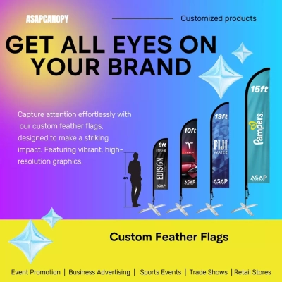 Custom Market Feather Flags Custom Market Feather Flags